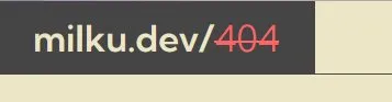 Navigation Bar for 404 pages